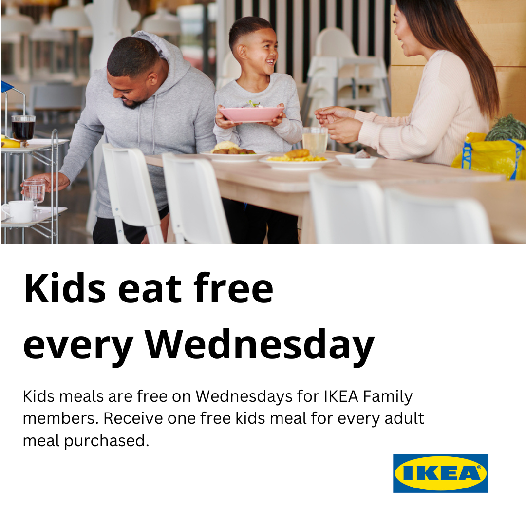 Kids Eat Free at IKEA! Dartmouth Crossing