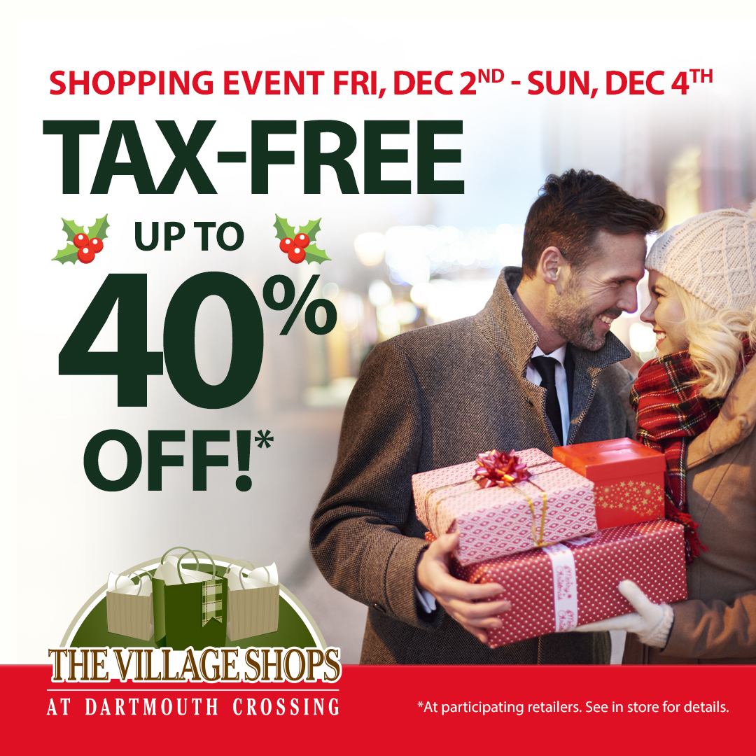 TaxFree Weekend Participating Retailers! Dartmouth Crossing