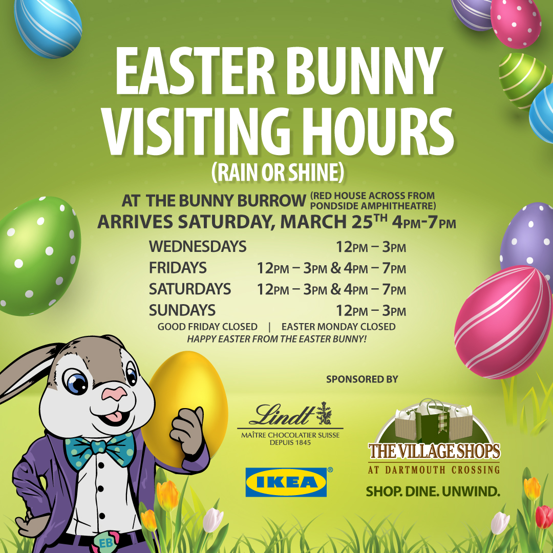 Easter Bunny Visiting Hours