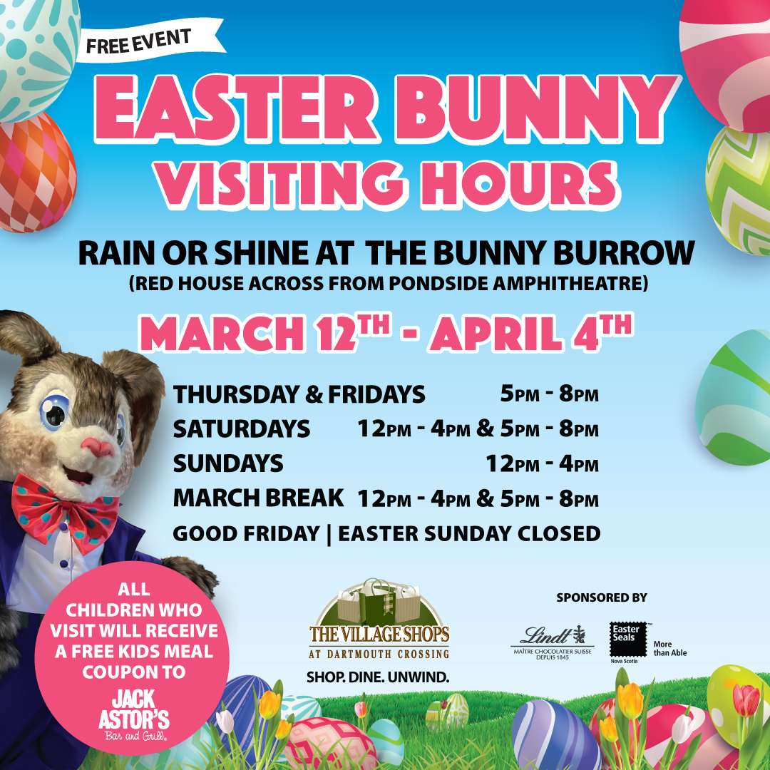 2026 Easter Bunny Visiting Hours